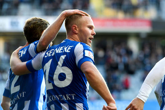 IFK Göteborgs Gustav Engvall jublar