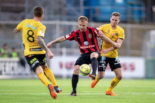 Brommapojkarnas Christopher Brandeborn och Elfsborgs Samuel