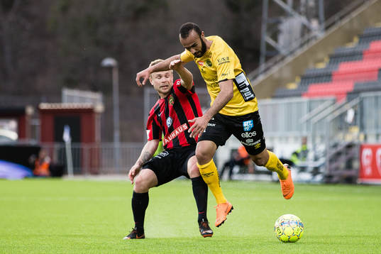 Elfsborgs Issam Jebali och Brommapojkarnas Christopher