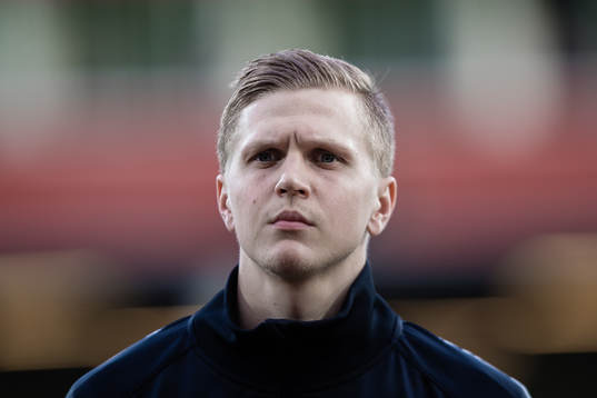 Elfsborgs Joakim Nilsson innan fotbollsmatchen i