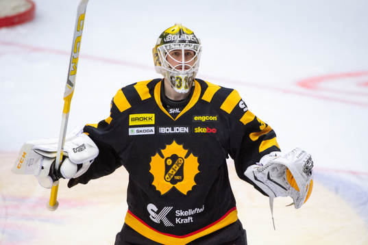 Skellefteås målvakt Joni Ortio deppar