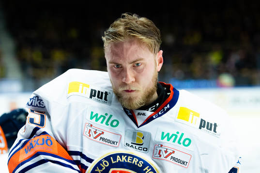 Växjös målvakt Viktor Andrén nder final 2 i