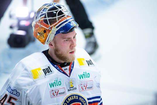 Växjös målvakt Viktor Andrén