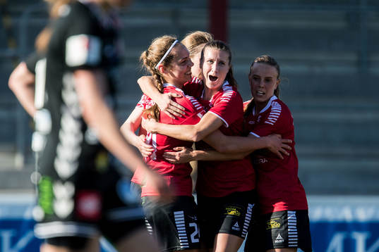 Limhamn Bunkeflos spelare jublar