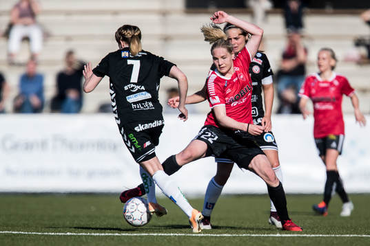 under fotbollsmatchen i Damallsvenskan mellan LB07 och