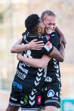 Kristianstads Therese Ivarsson jublar