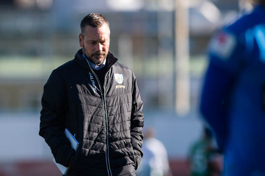 Göteborgs tränare Marcus Lantz deppar