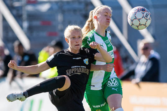 Göteborgs Rebecka Blomqvist och Hammarbys Alexandra