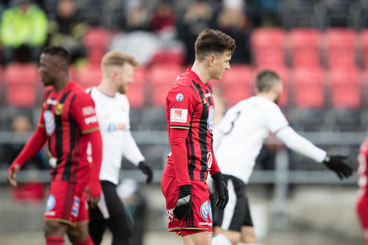 Östersunds Jamie Hopcutt deppar