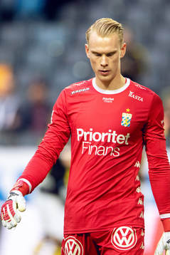 IFK Göteborgs målvakt Pontus Dahlberg deppar