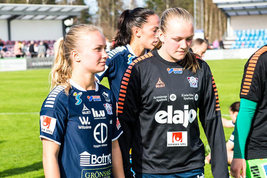 Linköpings Tove Almqvist  och Frida Leonardsen Maanum