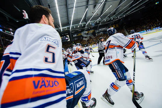 Växjös spelar jublar