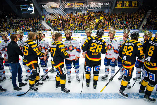 Växjös och Skellefteås spelare