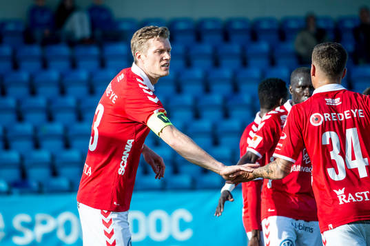 Kalmars Viktor Elm och Herman Hallberg jublar