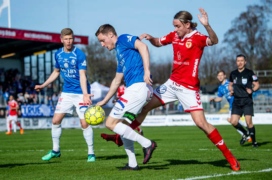 Trelleborgs Anton Tideman och Kalmars Isak Magnusson