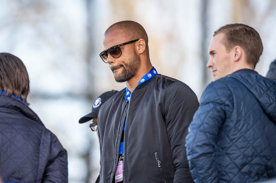 Trelleborgs skadade spelare Salif Camara Jönsson på