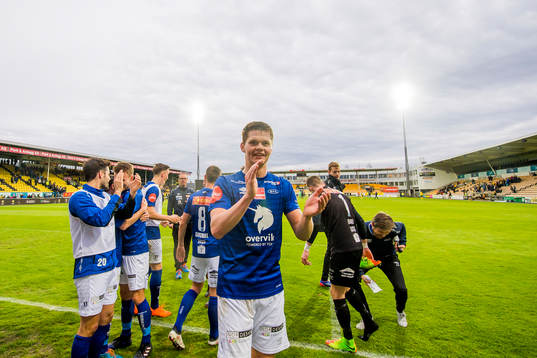 Christian Rismark of Ranheim celebrates