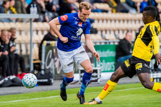 Kristoffer Løkberg of Ranheim and Ifeanyi Mathew of