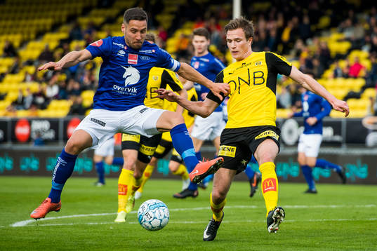 Mads Reginiussen of Ranheim and Simen Kind Mikalsen of