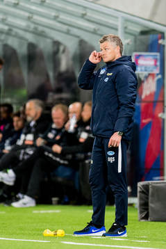 Ole Gunnar Solskjær, manager of Molde
