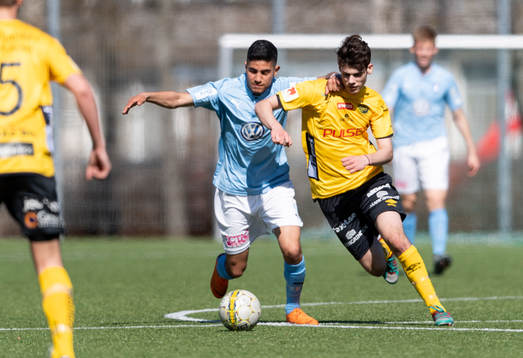 Elfsborgs Endrit Kuttlovci och Malmö FF’s Marcel
