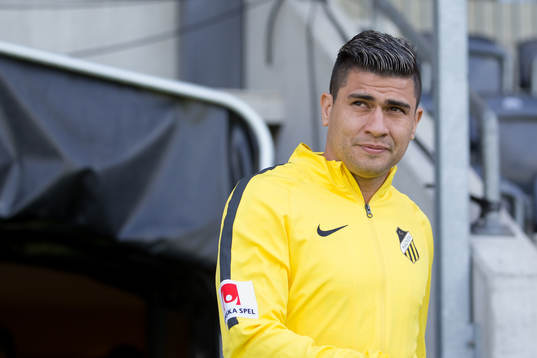 Häckens Paulinho innan fotbollsmatchen i allsvenskan