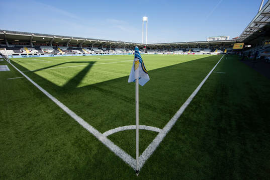 Bravida Arena innan fotbollsmatchen i allsvenskan mellan