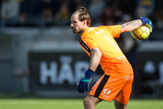 Hammarbys målvakt Johan Wiland