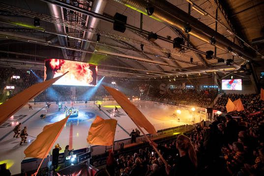 Skellefteås spelare gör entre