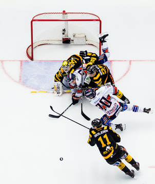 Växjös Andy Miele och Dennis Rasmussen oroar mot