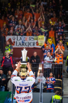 Växjös Pontus Netterberg jublar