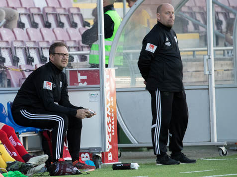 Piteås tränare assisterande tränare Jonas Edholm  och
