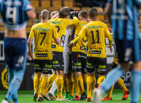 Elfsborgs spelare jublar
