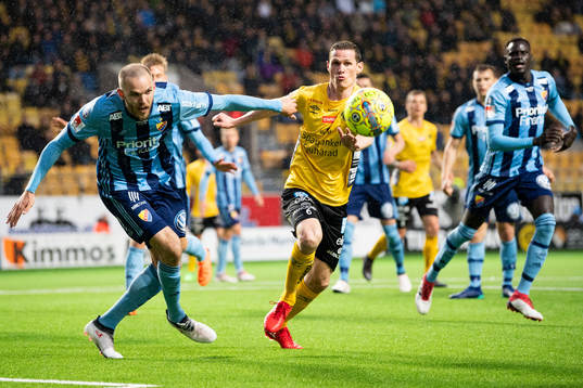 Elfsborgs Jon Jönsson och Djurgårdens Marcus Danielson