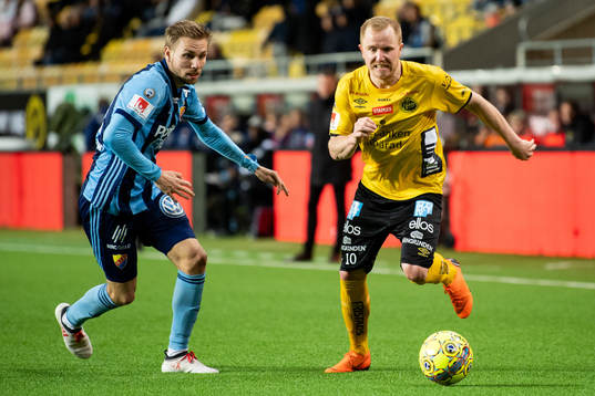 Elfsborgs Simon Lundevall och Djurgårdens Jonathan Ring