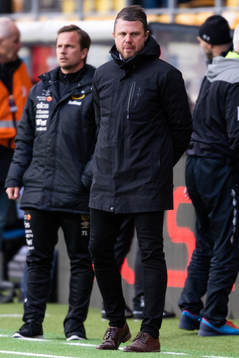Elfsborgs manager Jimmy Thelin och assisterande tränare
