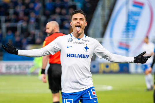 Norrköpings David Moberg Karlsson jublar