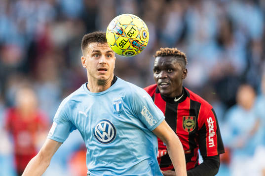 Malmö FFs Alexander Jeremejeff och Brommapojkarnas David