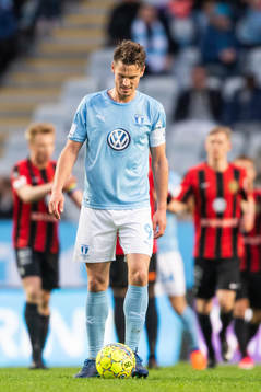 Malmö FFs Markus Rosenberg deppar