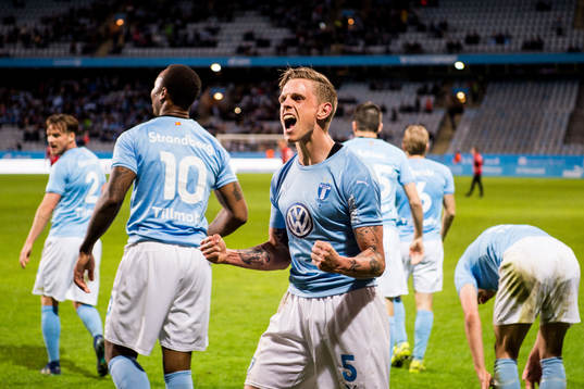 Malmö FFs Sören Rieks jublar