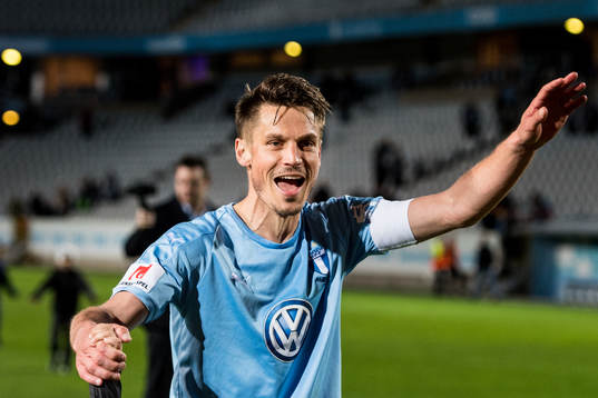 Malmö FFs Markus Rosenberg jublar