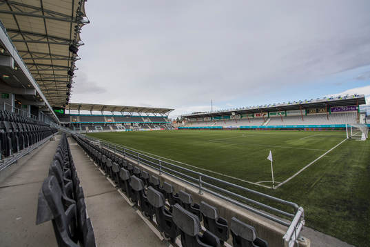 General view of Briskeby Stadion