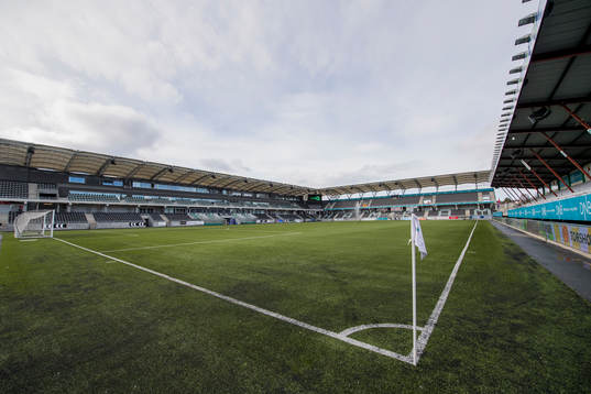 General view of Briskeby Stadion