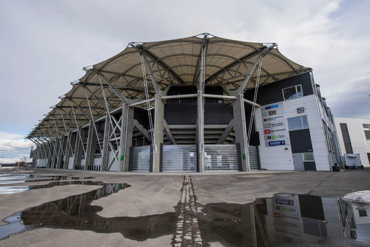 General view of Briskeby Stadion