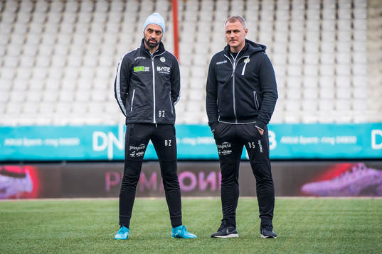 Bojan Zajic, assistant coach of Sandnes Ulf, and Bengt