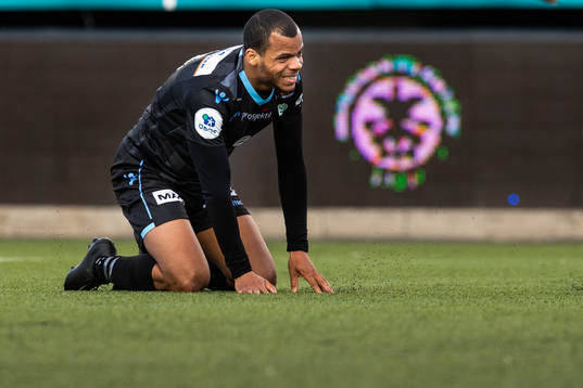Erixon Danso of Sandnes Ulf looks dejected