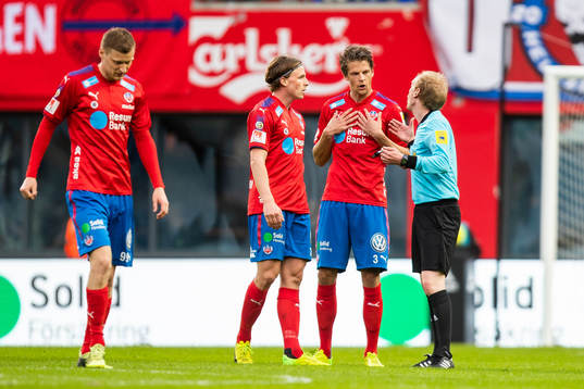 Helsingborgs Carl Johansson och Fredrik Liverstam