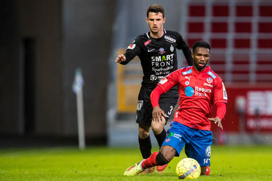 AFC Eskilstunas Kadir Hodzic och Helsingborgs Mohammed