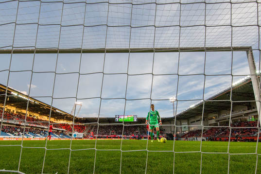 Helsingborgs målvakt Pär Hansson deppar