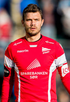 Goalkeeper Jonas Deumeland of Start